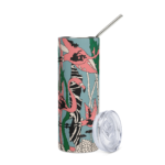 Flamingos Stainless steel tumbler